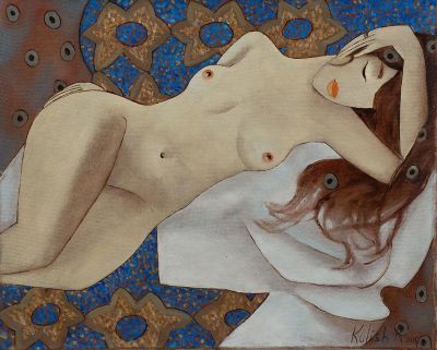 Кулиш Екатерина, Спящая, 2015, 40х50, х.м. Окончила Днепропетровский национальный университет 