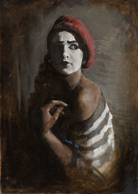 Штепура Елена, Автопортрет, 2012, 70х50, х.м. Окончила Национальную академию изобразительного 