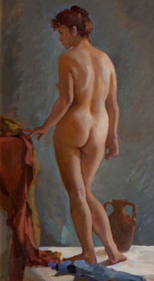 Савинова Виктория, Обнаженная, 2002, 68х39, орг.м. Окончила Российскую Академию Живописи 