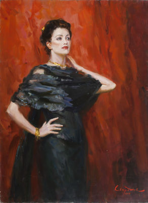 [Большой формат] Свиридов Сергей, Портрет N, 2006, 90х120, х.м. В 2010 году получил Гран-При 