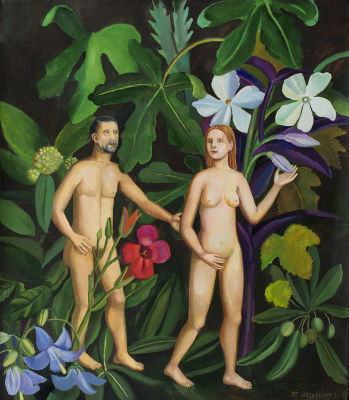Назаренко Татьяна. В райском саду, 2013г., 75х90см., холст, масло. Профессор кафедры живописи 