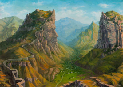 Восканян Артуш. Ваец Дзор (11), 2010г., 70х100см.. Холст, масло. Художник родился в 1966 году в 