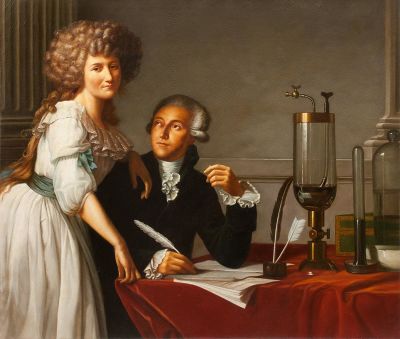 [Большой формат] David, Jacques-Louis. «Portrait of Antoine-Laurent and Marie-Anne Lavoisier 