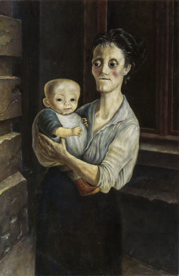 [Большой формат] Dix, Wilhelm Heinrich Otto. «Mother with Child». Дикс, Ви́льгельм Ге́нрих 