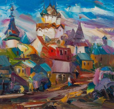 Агеев Иван . Ростовский
Кремль, 2005г., 75х80см, холст, масло.
. Заслуженный художник Европы. 