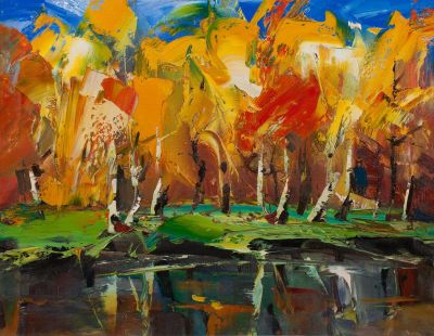 Агеев Иван. 
Краски осени, 2005г., 50х60см, холст, масло.
. Член Союза Художников России и 