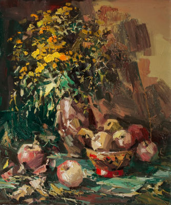 Агеев Иван. Осенний натюрморт №1, 60х50см, холст, масло. Лауреат Золотой Медали МФКД.
. Родился 