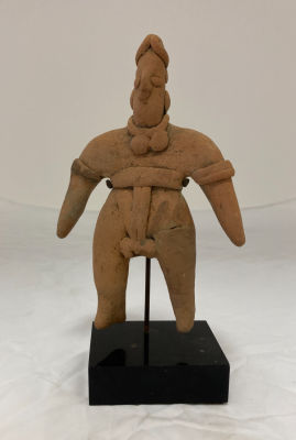 Глиняная антропоморфная скульптура. Характерный образец культуры Мезоамерики (Мексиканская 