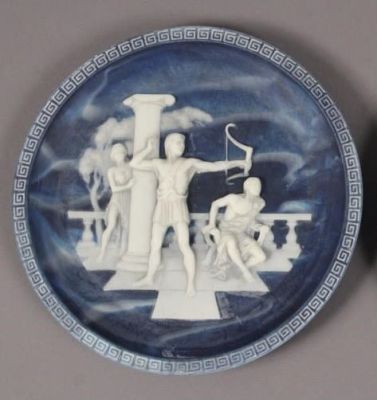 Коллекционная декоративная тарелка-горельеф 8148A “Возвращение Улисса&raquo; из серии "Путешествие 