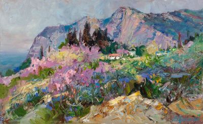 Третьяков Роман. Лауреат Золотой медали МФ "Культурное достояние". Весна в Крыму, 2012г. 