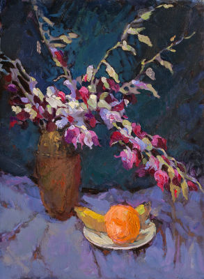 Андреев Василий «Орхидеи» 44x59 см 2012 г. Холст, масло. Заслуженный художник Европы, Лауреат 