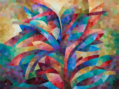 Антошина Ирина «Цветок» 60x80 см 2012 г. Холст, масло. Художница родилась 21 февраля 1962 года в 