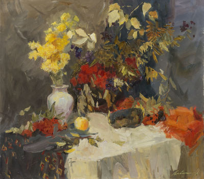 Логвиненко Ксения &laquo;Осень&raquo; 70x80 см, 2015 г. Холст, масло