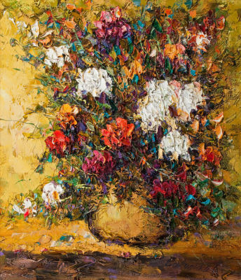 Савченко Константин &laquo;Осенний букет&raquo; 70х60 см, 2009 г. Холст, масло
