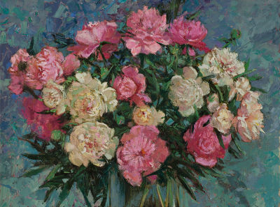 Совков Сергей, Заслуженный художник Европы, Лауреат Золотой Медали МФКД, &laquo;Пионы на 