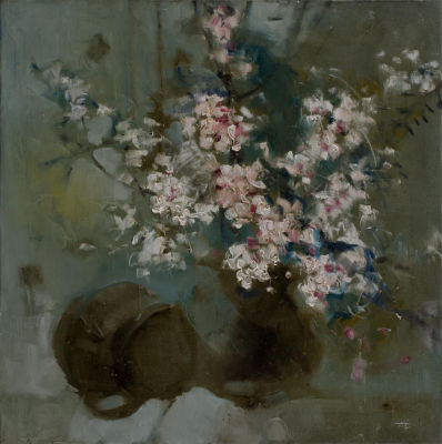 Стеценко Ксения &laquo;Цвет чистых помыслов&raquo; 50х50 см, 2004 г. Холст, масло