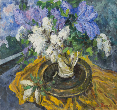 Теплов Валерий Васильевич, Народный художник РФ, Лауреат Золотой Медали МФКД, &laquo;Месяц май&raquo; 70x75 