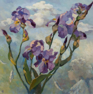 Черномор Ксения &laquo;Мечта&raquo; 50х50 см, 2004 г. Холст, масло