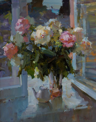 [Большой формат] Шабадей Александр Николаевич, 
Лауреат Золотой медали МФКД, &laquo;В лучах солнца&raquo; 