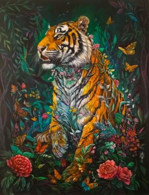 Юлия Ефремова. Тревожное пробуждение, 2024г., 105&times;80см., холст, акрил. . Юлия Ефремова художница 