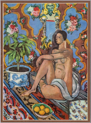 Matisse, Henri, "Decorative Figure on an Ornamental Background". Матисс, Анри, "Декоративная 