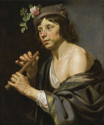 Bijlert, Jan van, "Shepherd Holding a Flute". Бийлерт, Ян ван "Пастух с флейтой", 1630-35г. 
