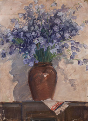 Малаев Федор Петрович (1902-1990).
Заслуженный художник РСФСР, Цветы в вазе
. Советский 