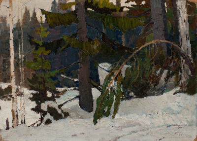 Бурак Александр Филлипович (1921-1997). Заслуженный художник РСФСР. В уральской тайге	1960 