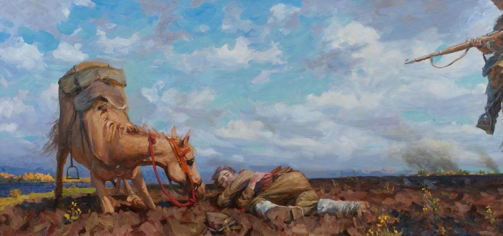 Акжигитов Ильдар, Пуля виноватого найдёт..., 2008, 60х129, х/м.
. Родился 6 июня 1984 года в 