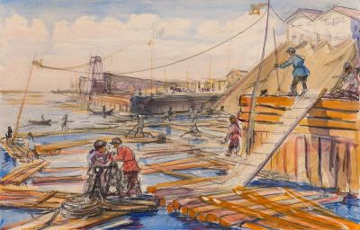 Терпсихоров Николай Борисович (1890-1960).
Заслуженный художник РСФСР, 
Ученик К.Ф.Юона и 