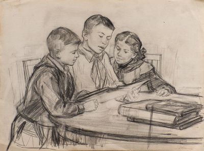 Пономарёв Николай Афанасьевич (1918-1997).
Народный художник СССР, 
Заслуженный деятель 