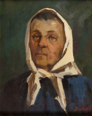 Музыка Александр Федорович (1921 г.р.), Народный художник Украины, &laquo;Портрет пожилой женщины&raquo; 