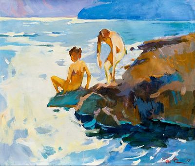 Илляшенко Станислав, Солнечный зайчик , 2017, 60х70, 	х/м.