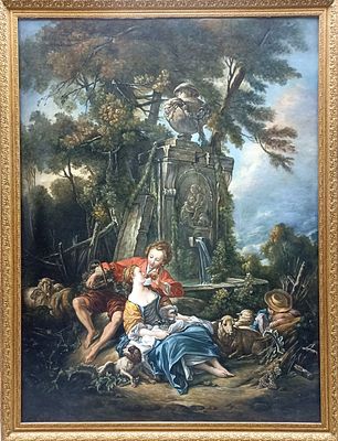 [Большой формат] Francois Boucher. "An Autumn Pastoral”
Франсуа Буше "Осенняя пастораль" 