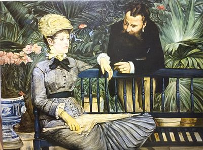 [Большой формат] Эдуард Мане. В консерватории, 1879г. Холст, масло. Высокохудожественная копия 