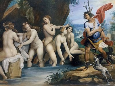 [Большой формат] Giuseppe Cesari "Diana and Actaeon”.
Джузеппе Чезари "Диана и Актеон" 