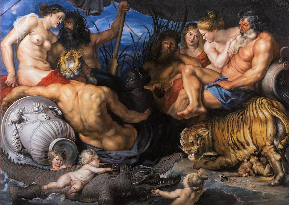 [Большой формат] Рубенс, Питер Пауль, "На четырех Континентах", около 1615 г. 
