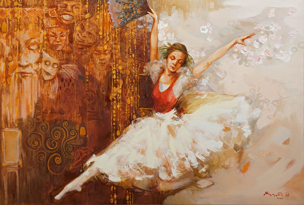 [Большой формат] Талалян Артавазд, Весна, 2006, 70х100, х.м. Окончил Ереванское государственное 