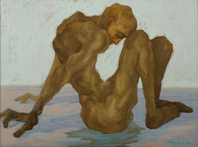 Авакян Грач, Тоска, 2005, 60х80, х.м. Окончил художественное училище им. Паноса Терлемезяна в 