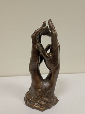 Скульптура &laquo;Тайное рукопожатие&raquo;. Высокохудожественная реплика скульптура Огюста Родена. 