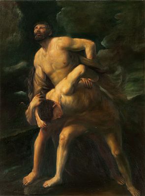 Reni, Guido. &laquo;Hercules and Achelous&raquo;. 
Рени, Гвидо. &laquo;Геракл и Ахелой&raquo;, 1620г. Холст, масло 