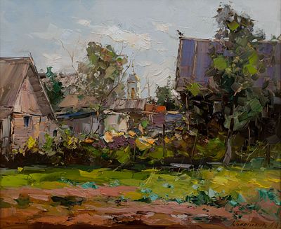 Колотилов Александр Афанасьевич, Заслуженный художник РФ, Академик MAAS, 
Каникулы, 2010, 50x60 