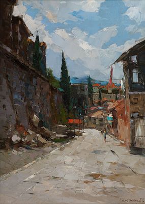 Колотилов Александр Афанасьевич, Заслуженный художник РФ, Академик MAAS, 
Черногорская улица 