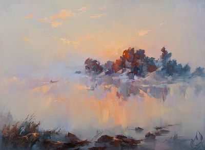 Козяр Юрий и Козяр Валентина «Утренняя симфония», 60х80 см, 2008 г. Холст, масло.