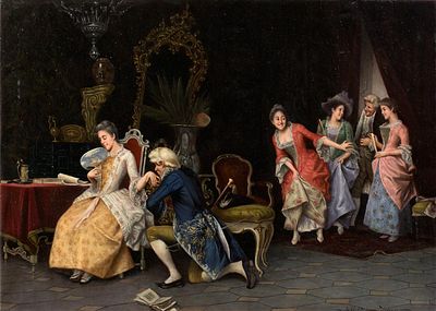 [Большой формат] Cecchi, Adriano. Чекки, Адриано. Галантное обхождение. Общество в игровом 