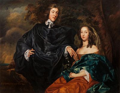 [Большой формат] Soest, Gerard. Суст, Жерар. Уильям Фаерфакс и его жена Элизабет (1620-1648). 