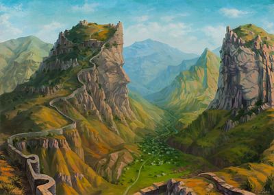 [Большой формат] Восканян Артуш. Ваец Дзор (11), 2010г., 70х100см.. Холст, масло. Художник 