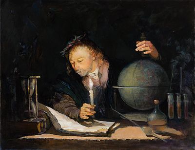 Андреев Василий. "За чтением" , 2015 г. 70х90см. Холст, масло.