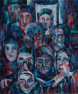 Антошина Ирина. С нами - Бог, 2000г., 60х50см., холст, масло. Лауреат Серебряной медали МФ 