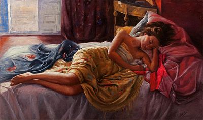 [Большой формат] Редондо, Висенте Ромеро. Сон и тишина, 1988г. Высокохудожественная копия 